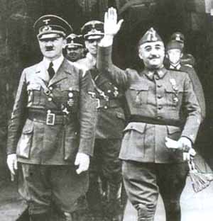 Franco and Hitler